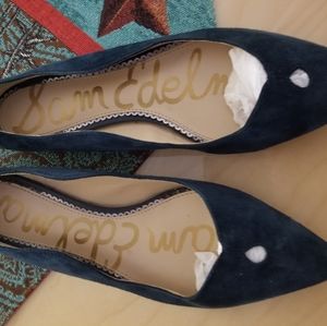 Sam Edelman dark blue suede